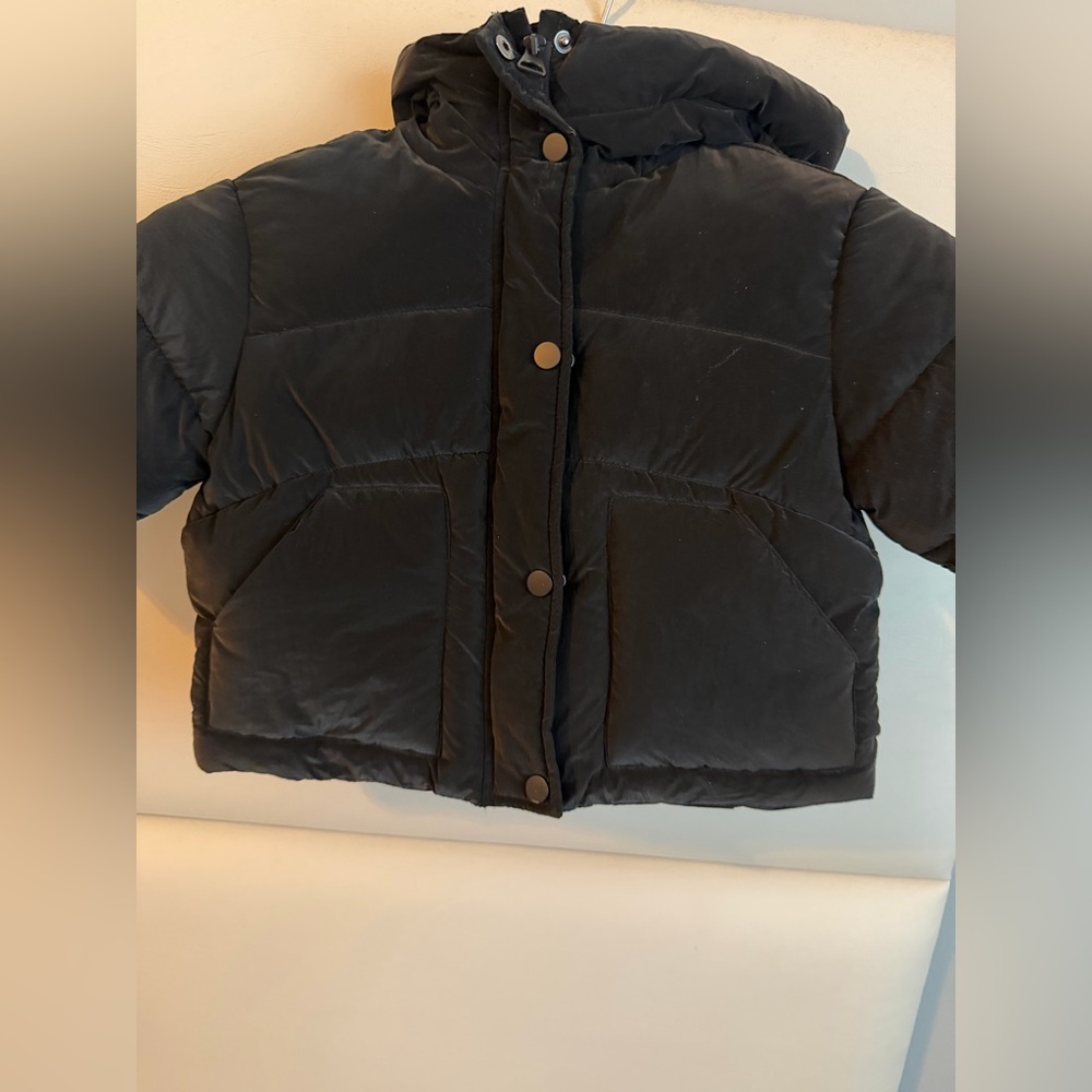 Zara black baby jacket